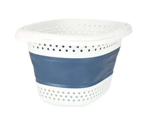 Veļas veļas groza locīšanas silikona lielais grozs 32L