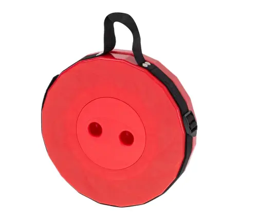 Saliekamais krēsls saliekamais taburete taburete mājas dārza kempingam sarkans