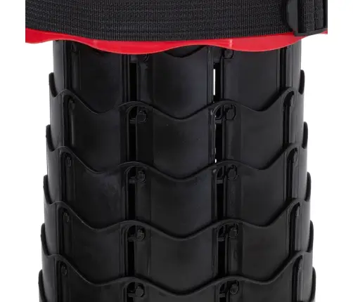 Saliekamais krēsls saliekamais taburete taburete mājas dārza kempingam sarkans