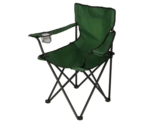 LUARO pludmales saliekamais zvejas krēsls zaļš