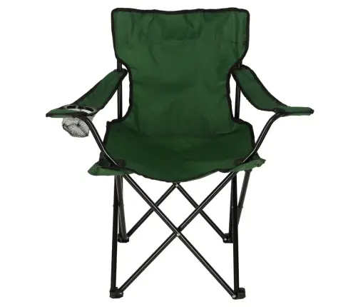 LUARO pludmales saliekamais zvejas krēsls zaļš