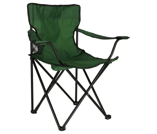 LUARO pludmales saliekamais zvejas krēsls zaļš