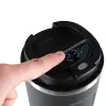 Termiskā krūze ar iemuti LED termoss 500ml melns
