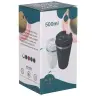 Termiskā krūze ar iemuti LED termoss 500ml melns