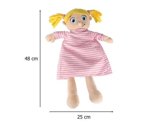 Maskot lelle, kas mācās anatomiju meitene