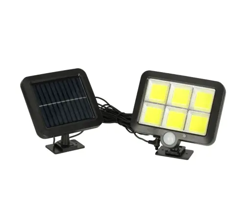 Saules kustības un krēslas sensora lampa 120 LED