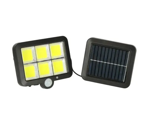 Saules kustības un krēslas sensora lampa 120 LED