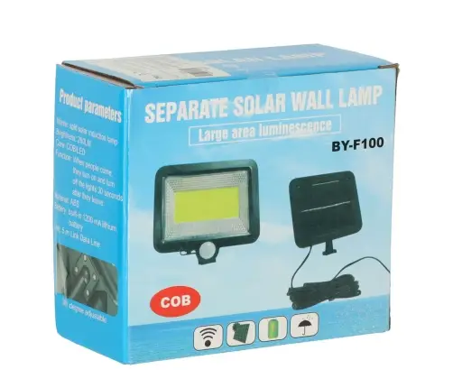 Saules kustības un krēslas sensora lampa 120 LED