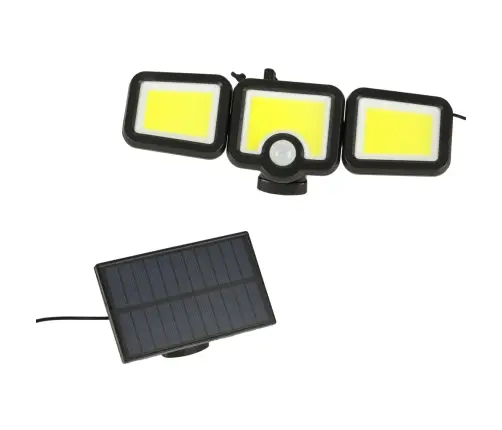 LED saules lampa 3in1 ar krēslas kustības sensoru