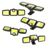 LED saules lampa 3in1 ar krēslas kustības sensoru
