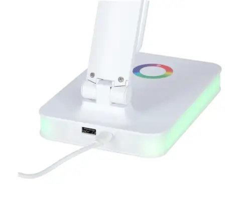 LED galda lampa salokāma touch USB