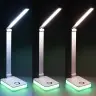 LED galda lampa salokāma touch USB