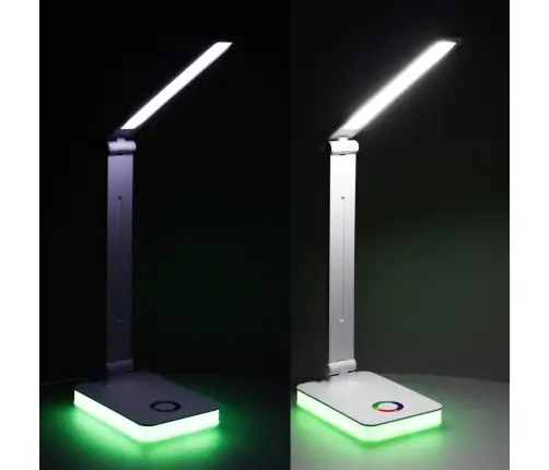 LED galda lampa salokāma touch USB