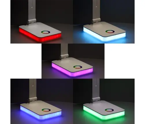 LED galda lampa salokāma touch USB