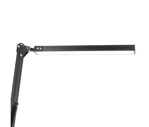 LED galda lampa USB grozāmā roka 2 stiprinājuma metodes