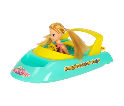 Leļļu laiva ballīte jahta izvelkamā leļļu sērfošanas dēlis