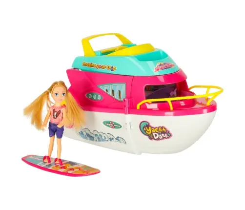 Leļļu laiva ballīte jahta izvelkamā leļļu sērfošanas dēlis