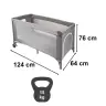 Ceļojumu gultiņa salokāma ar matraciņu maks. 15 kg