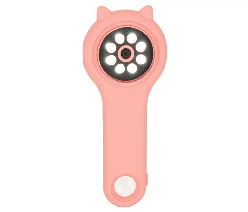 Optiskā mikroskopa digitālā lupa 500x 2Mpx rozā krāsā