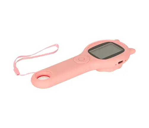 Optiskā mikroskopa digitālā lupa 500x 2Mpx rozā krāsā