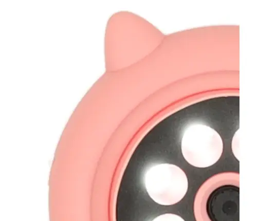 Optiskā mikroskopa digitālā lupa 500x 2Mpx rozā krāsā