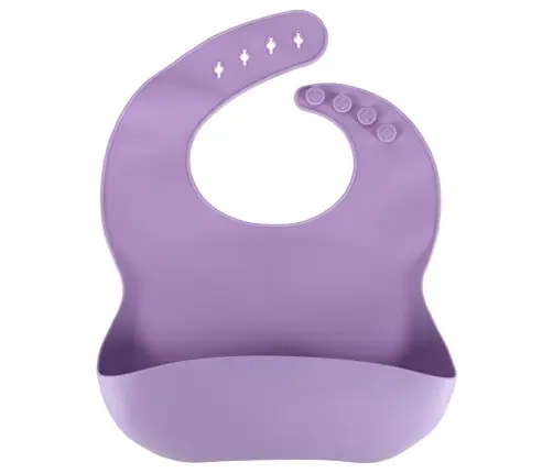 Bērnu silikona piederumu komplekts ar 8 gabaliem violets
