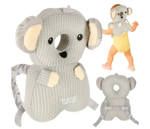 Galvas aizsardzības spilvens mācībām staigāt koala kritiena drošības mugursoma