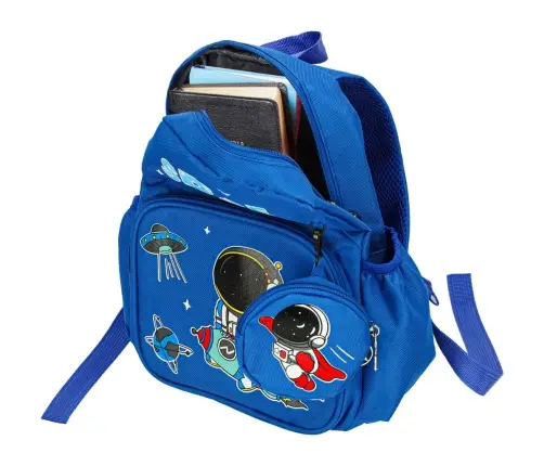 Bērnudārza skolas mugursoma bērnu astronauta 30x14x23cm
