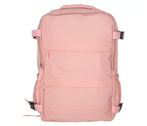 Bagāžas ceļojumu mugursoma rozā 45x30 cm