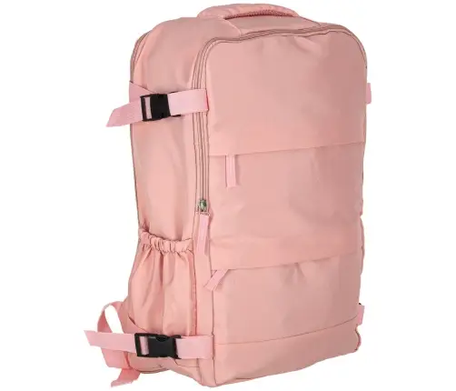 Bagāžas ceļojumu mugursoma rozā 45x30 cm
