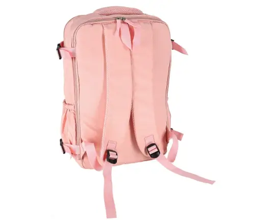 Bagāžas ceļojumu mugursoma rozā 45x30 cm