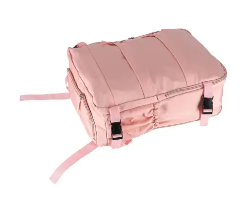 Bagāžas ceļojumu mugursoma rozā 45x30 cm