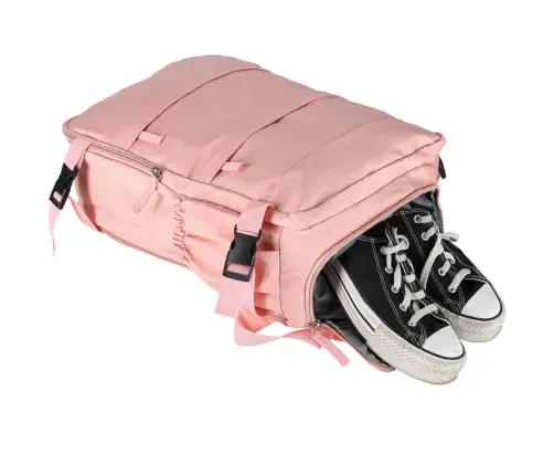 Bagāžas ceļojumu mugursoma rozā 45x30 cm