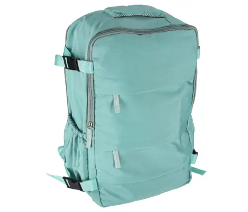 Bagāžas ceļojumu mugursoma zaļa 45x30 cm