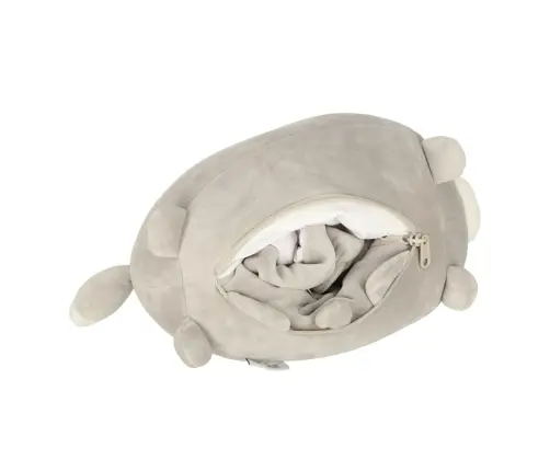 Ceļojumu spilvens 2in1 kakla rullis lidmašīnai automašīnai talismans kaķis