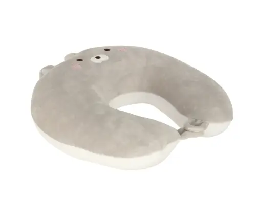 Ceļojumu spilvens 2in1 kakla rullis lidmašīnai automašīnai talismans kaķis