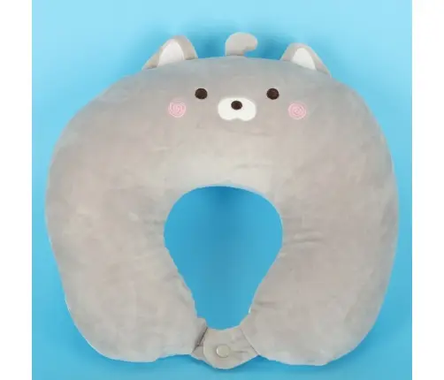 Ceļojumu spilvens 2in1 kakla rullis lidmašīnai automašīnai talismans kaķis