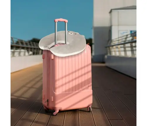 Ceļojumu spilvens 2in1 kakla rullis lidmašīnai automašīnai talismans kaķis