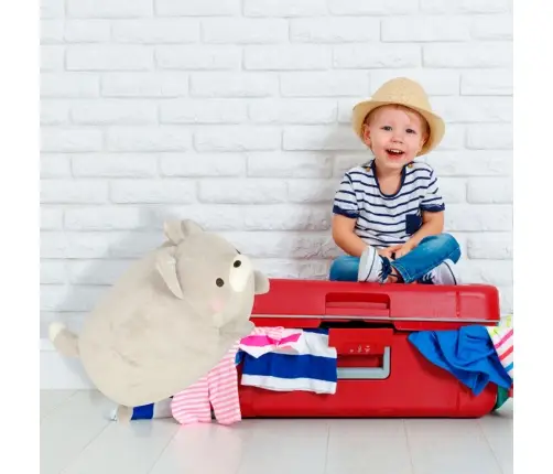 Ceļojumu spilvens 2in1 kakla rullis lidmašīnai automašīnai talismans kaķis