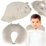 Ceļojumu spilvens 2in1 kakla rullis lidmašīnai automašīnai lācēns talismans