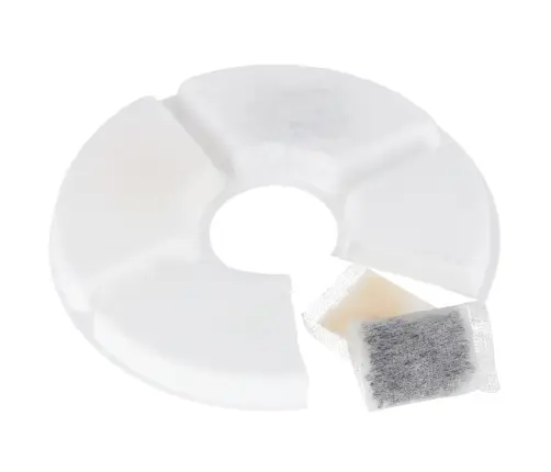 Dzirdinātājs strūklaka sunim kaķim automātiskais USB LED dzirdinātājs 2,4 l tīrīšanas filtrs