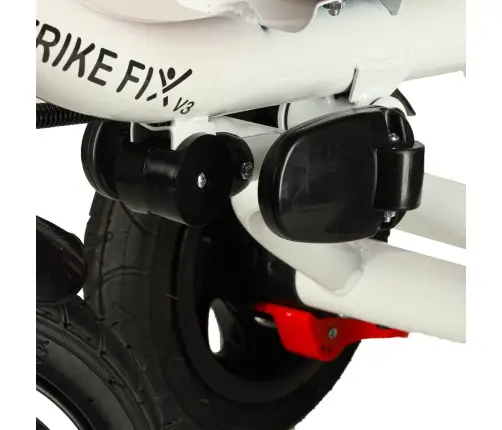 Trike Fix V3 tricikls 3in1 ratiņi velosipēds 360 grozāms bezmaksas ritenis rozā krāsā