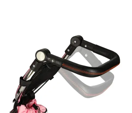 Trike Fix V3 tricikls 3in1 ratiņi velosipēds 360 grozāms bezmaksas ritenis rozā krāsā