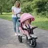 Trike Fix V3 tricikls 3in1 ratiņi velosipēds 360 grozāms bezmaksas ritenis rozā krāsā