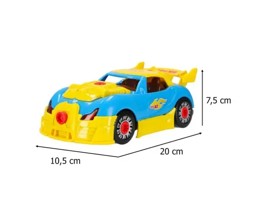 Būvniecības sporta automašīnas tuning skrūvgriezis