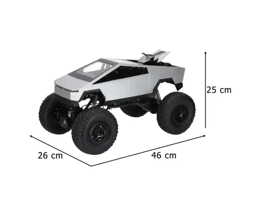 Tālvadības pikaps kravas automašīnas kāpšanas transportlīdzeklis 1:8 2.4GHz