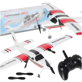 Attālināti vadāms Cessna 182 planieris akrobāts 2.4GHz gaisa kuģis Attālināti vadāms Cessna 182 planieris akrobāts 2.4GHz gaisa kuģis