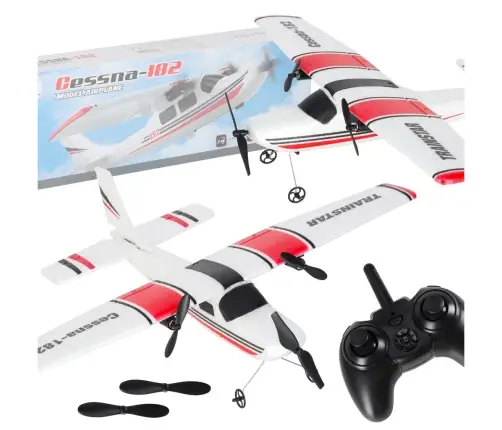 Attālināti vadāms Cessna 182 planieris akrobāts 2.4GHz gaisa kuģis