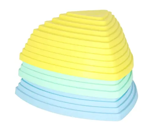 Sensorais ceļš upes akmeņi līdzsvara apmācībai grīda ir lava play 11 elementi pasteļtoņi