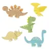 Sensorā sensorā montessori manipulatīvā tāfele dinozauru gadījumā